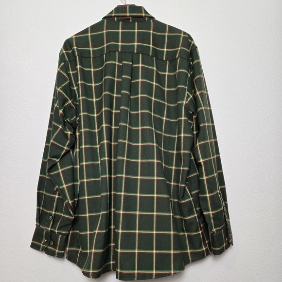Dixxon Flannel Shirt Flysouljah Green Plaid Men Plus Size 3X New no tag - Picture 8 of 15